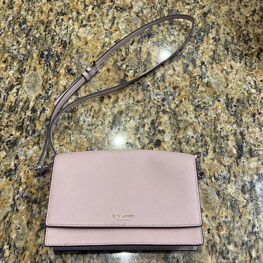 Kate Spade Crossbody Purse - Pastel Pink